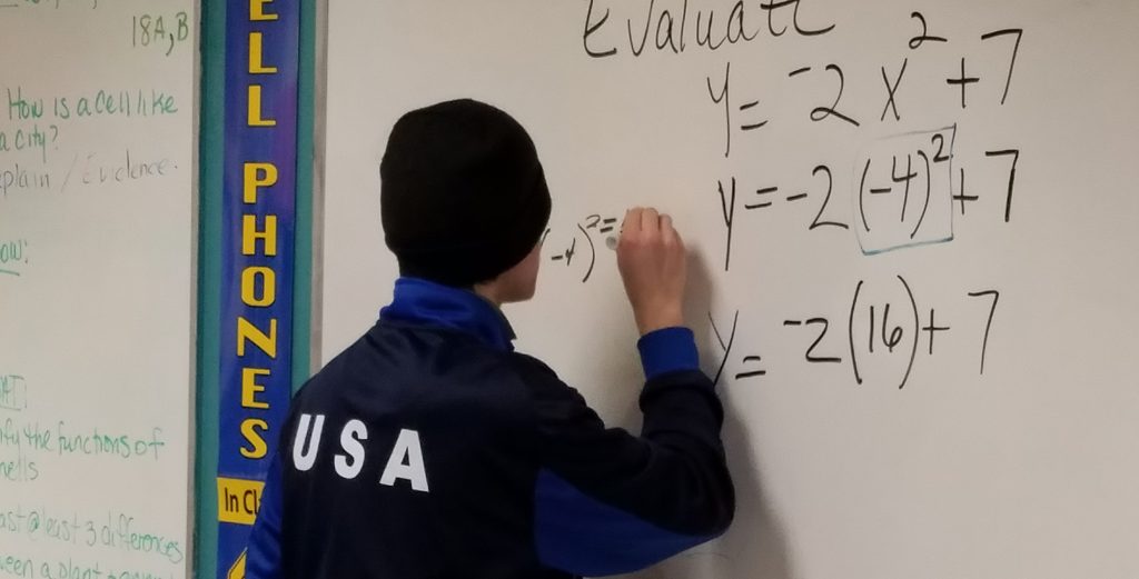 new liberty student solving equation