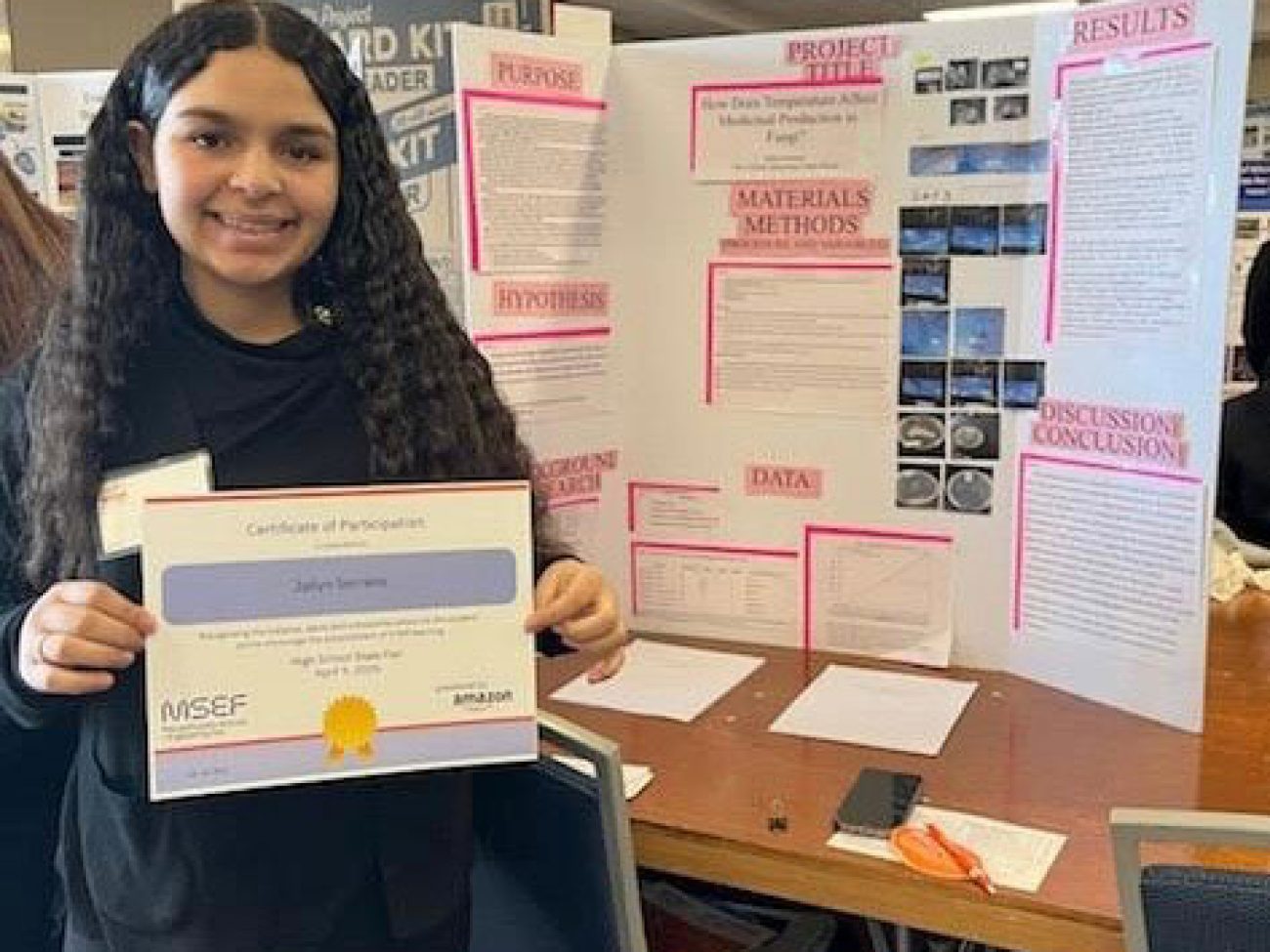 Jailyn Serrano Massachusetts Science and Engineering Fair